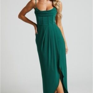 Showpo Teal Maxi Dress